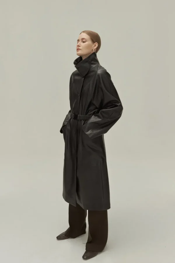 Viktoria Chan Outerwear | Arya long leather coat