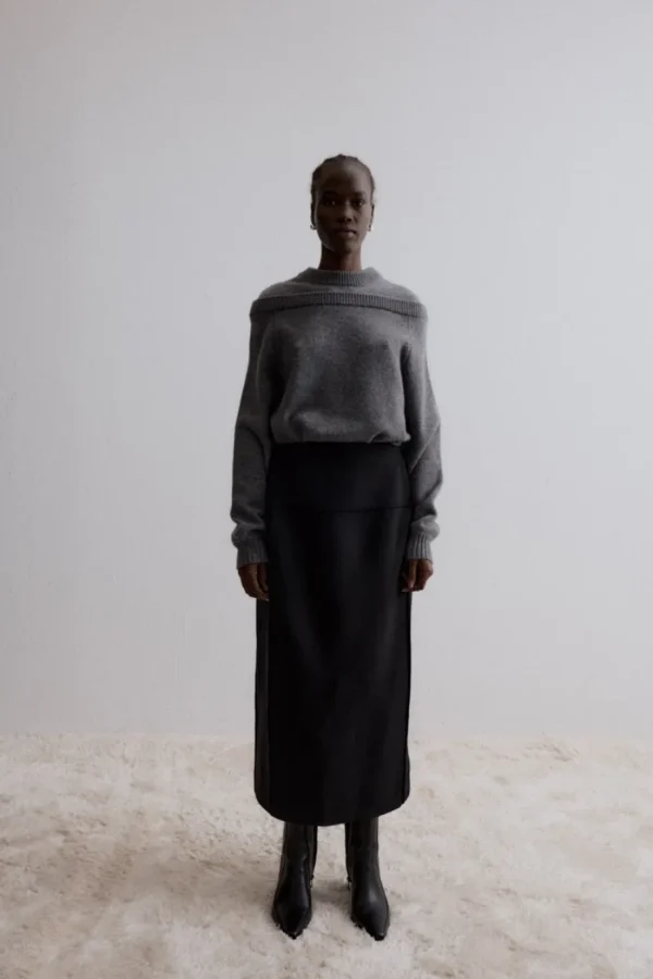 Viktoria Chan Knitwear | Tops & Blouses | Atlas doubled neck knit