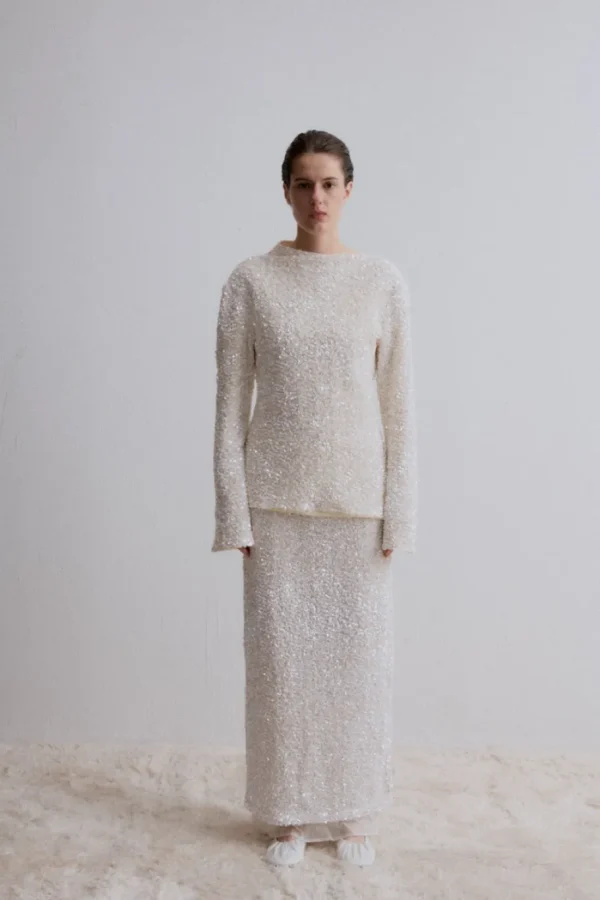 Viktoria Chan Skirts | Aw24 | Berta sequin skirt