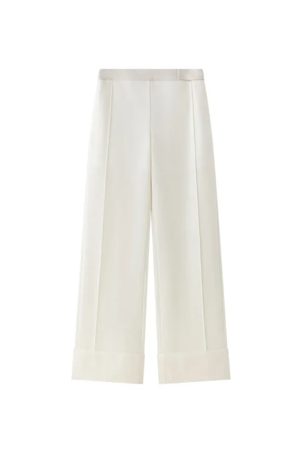 Viktoria Chan Pants | Aw24 | Cosmos wide leg wool trousers