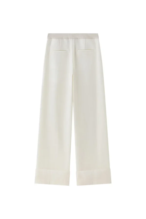 Viktoria Chan Pants | Aw24 | Cosmos wide leg wool trousers