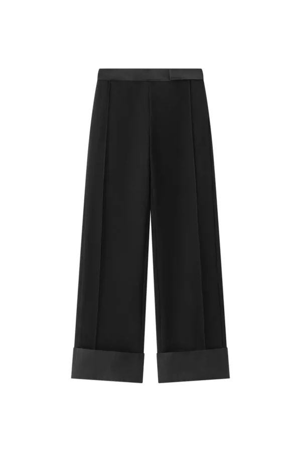 Viktoria Chan Pants | Aw24 | Cosmos wide leg wool trousers