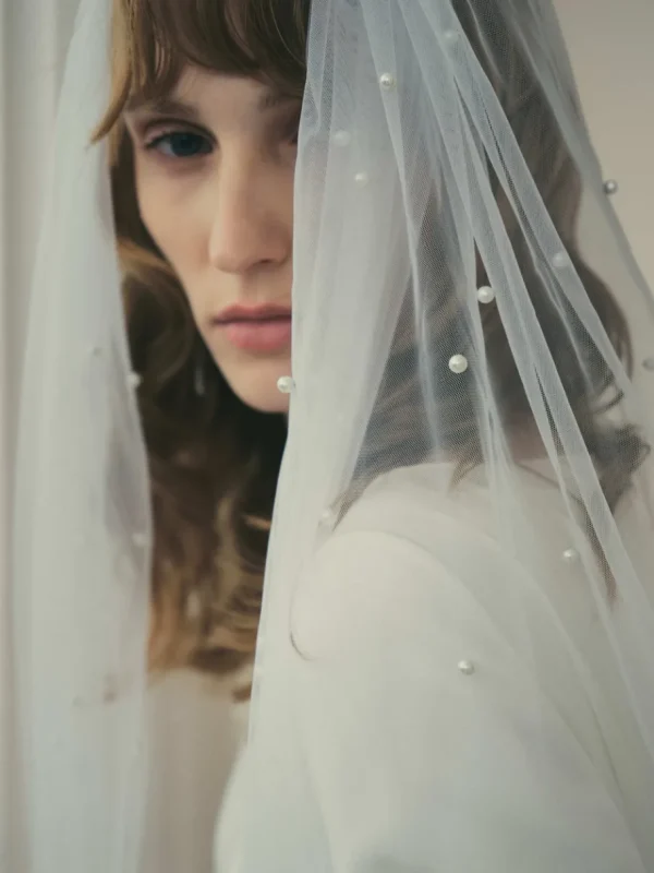 Viktoria Chan Accessories | Nora pearl veil
