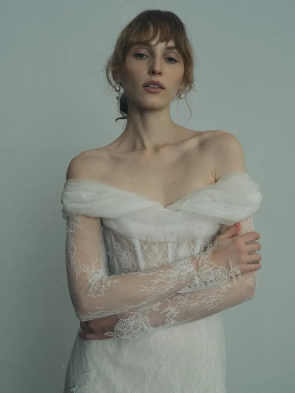 Viktoria Chan Long Sleeves | Odina lace gown