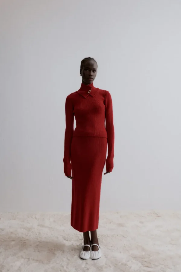 Viktoria Chan Knitwear | Aw24 | Pamira long skirt