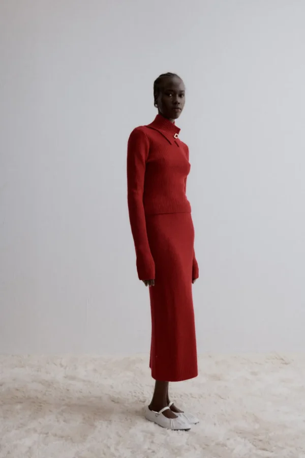 Viktoria Chan Knitwear | Aw24 | Pamira long skirt