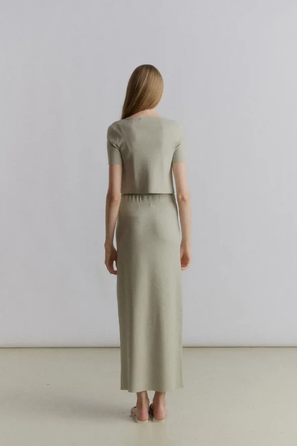 Viktoria Chan Skirts | Knitwear | Priya long knit skirt