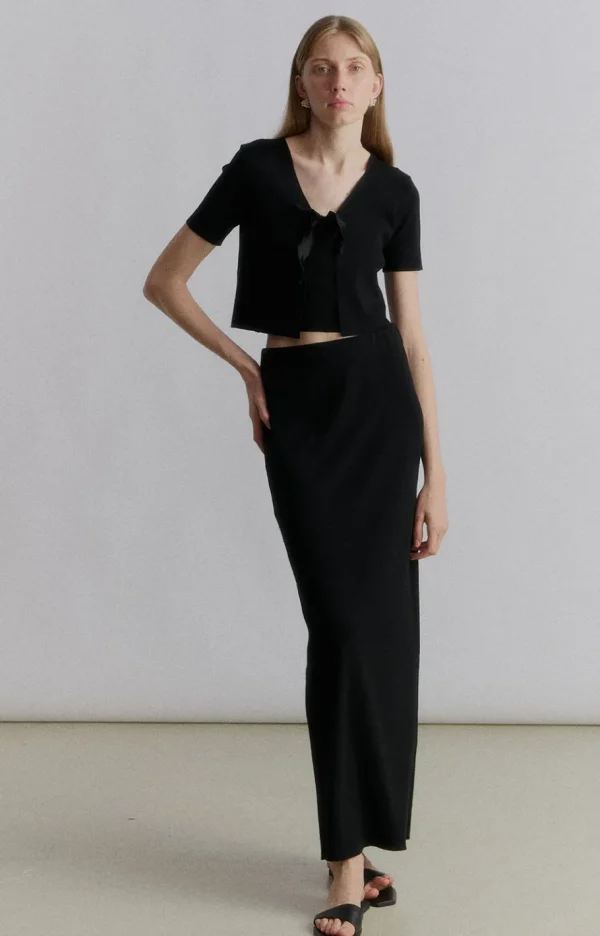 Viktoria Chan Skirts | Knitwear | Priya long knit skirt