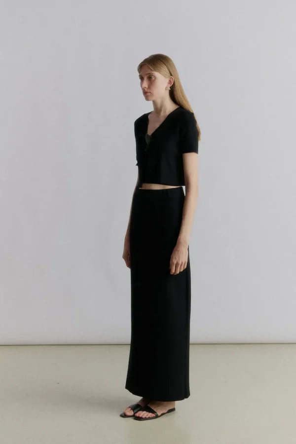 Viktoria Chan Skirts | Knitwear | Priya long knit skirt