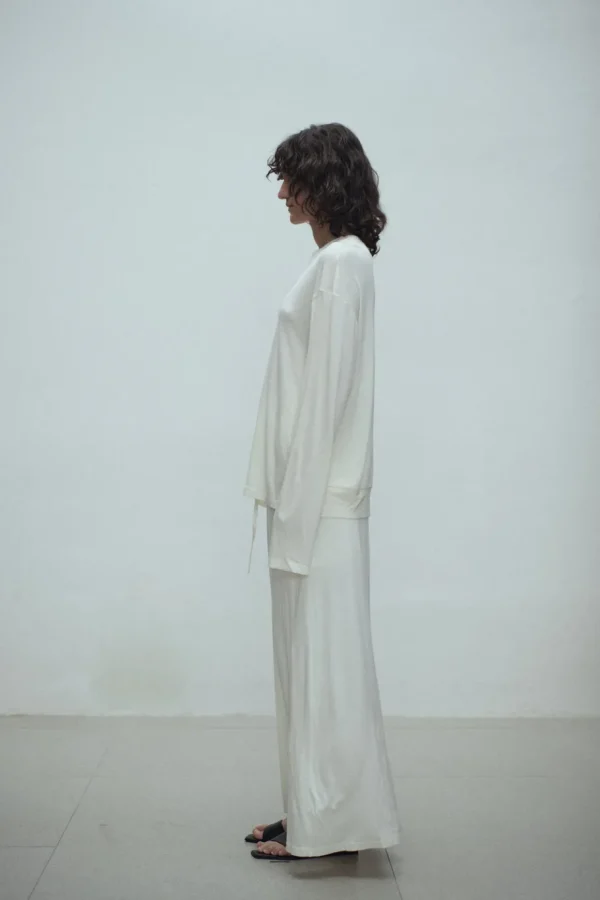 Viktoria Chan Skirts | Shanti jersey skirt White