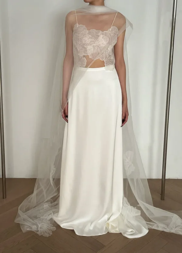 Viktoria Chan Bridal Sets | Thyra satin skirt